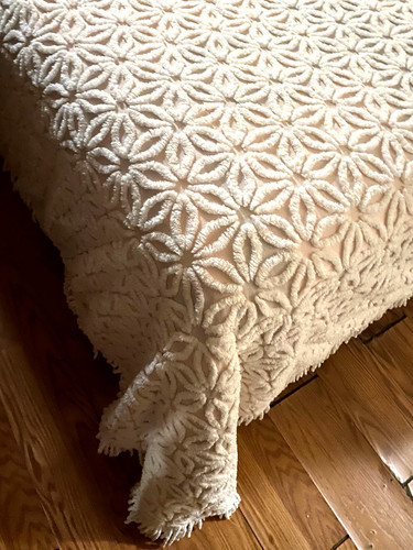 Vintage chenille bedspread - vintage,